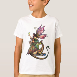 T-shirt Fée des Orbes du Dragon et Dragon par Molly Harris
