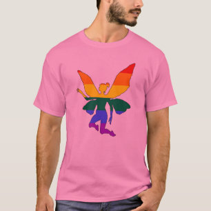 T-shirt Fée gaie d'arc-en-ciel