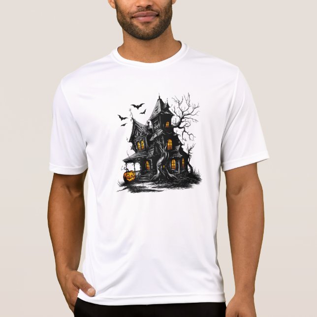 T-shirt fée halloween jour effrayant (Devant)