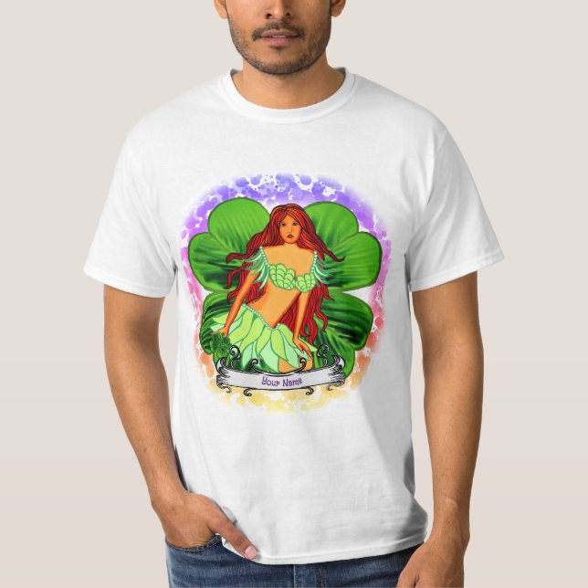 T-shirt fée irlandais personnalisé (Devant)