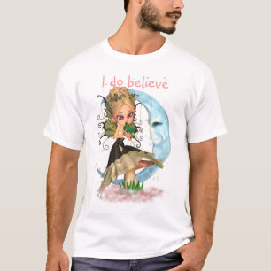 T-shirt fée, je crois, fée mignonne de pièce en t de