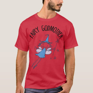 T-shirt Fée marraine mignonne fée avec baguette magique di