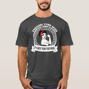 T-shirt Feeding Tube Mom Awareness Aide aux aidants