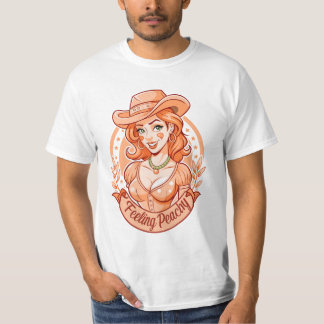 T-shirt Feel Peachy - Charme du Sud