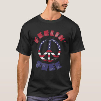 T-shirt Feelin Free 4th Of July American Freedom  2