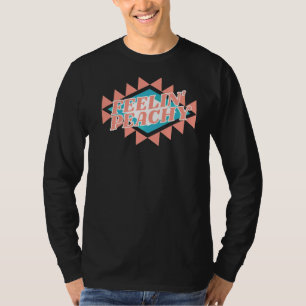 T-shirt Feelin' Peachy Peaches Fruit Summer Boho Western