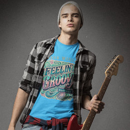 T-shirt Feelin' Super rétro les années 70 Vintage psychédé