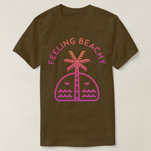 T-shirt Feeling beachy (Design devant)