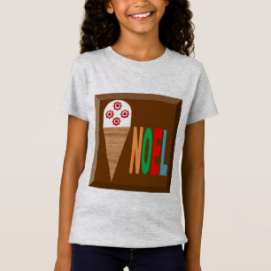 T-Shirt feines Jersey-Bruyère WEIHNACHTEN EIS