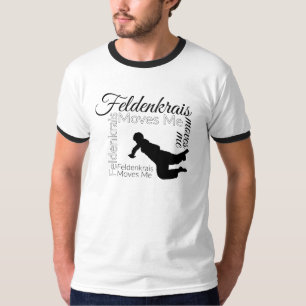T-shirt Feldenkrais me déplace la chemise   noir et le