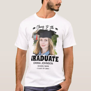 T-shirt Félicitations au diplômé - Photo personnalisée ave