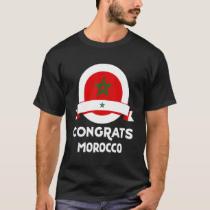 T-shirt Félicitations Maroc
