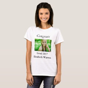 T-shirt Félicitations - photo de l'obtention du diplôme