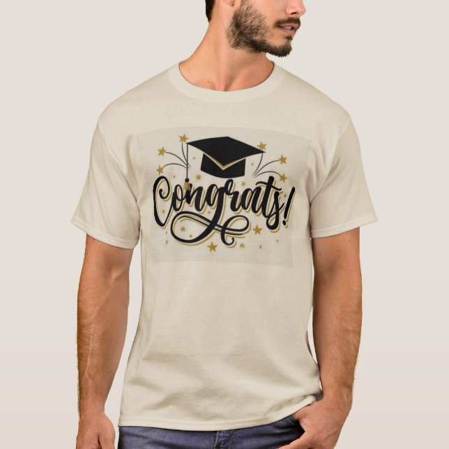 T-shirt Félicitations pour les vêtements (Devant)