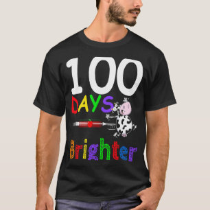 T-shirt Félicitations Vous êtes 100 jours plus brillant  E