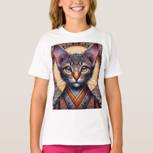 T-shirt Félin fantastique orné mythique royal