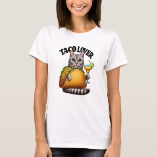 T-shirt Feline Fiesta : Taco Cat