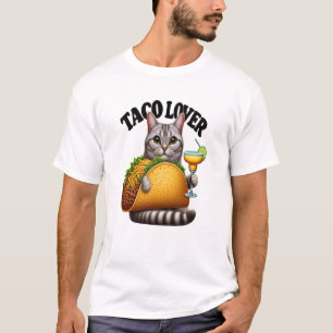 T-shirt Feline Fiesta : Taco Cat