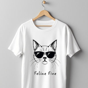 T-shirt Feline fin