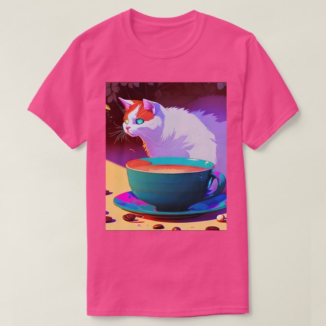 T-shirt FelineFueled Art 21 (Design devant)