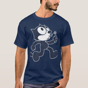 T-shirt Felix le chat propre transparent