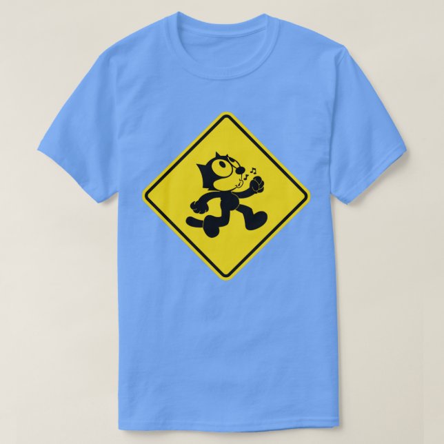 T-SHIRT FELIX LE CHAT TRAVERSANT (Design devant)