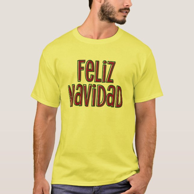 T-shirt Feliz Navidad (Devant)