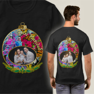 T-shirt Feliz Navidad Family Dancing Butterflies PV01
