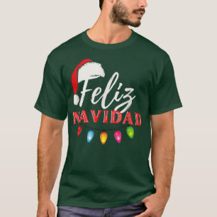 T-shirt Feliz Navidad Feux Noël Feux Noël