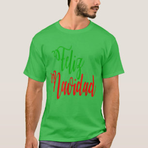 T-shirt Feliz Navidad Spanish Merry Christmas 2021 Funny F