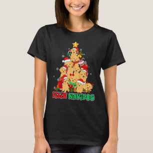 T-shirt Feliz Navidog Feliz Navidad Noël Retriever doré