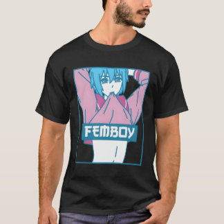 T-shirt Fem esthétique Pastel Yaoi Anime Crossdressing
