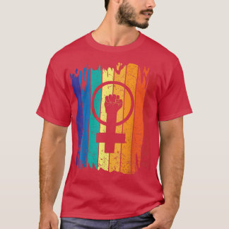 T-shirt Female Equality Womens Rights Feminist Vintage Fem