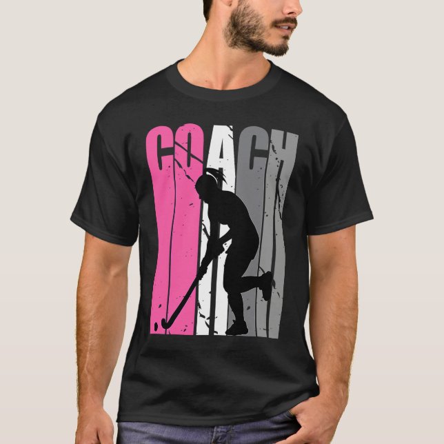 T-shirt Female Master Hockey Instructor Hockey Coach (Devant)