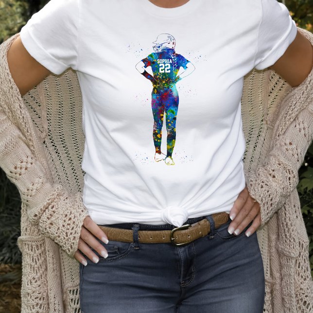 T-shirt Female Softball Player (Créateur téléchargé)