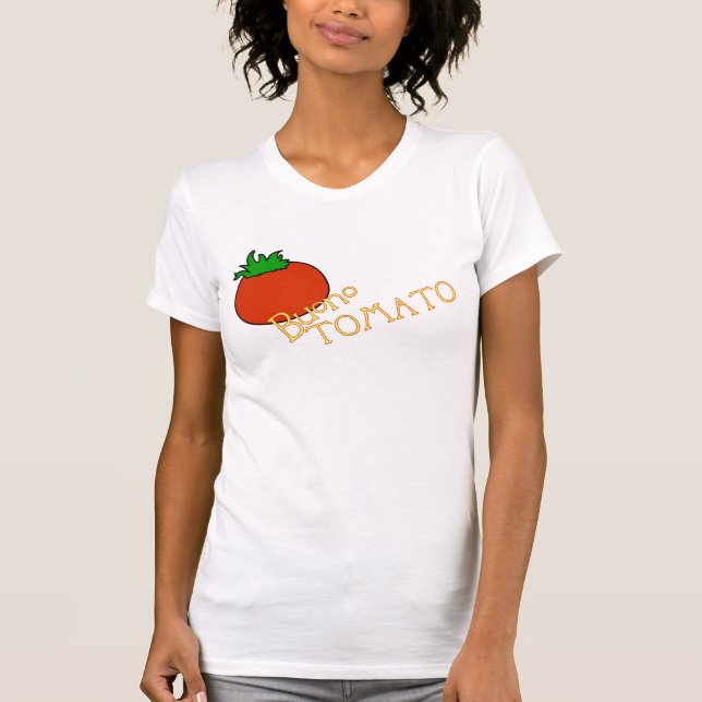 T-shirt femelle 2 de tomate d'APH Buono (Devant)