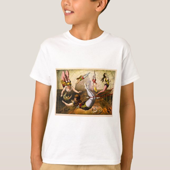 T-shirt Femelle acrobates 1890 (Devant)