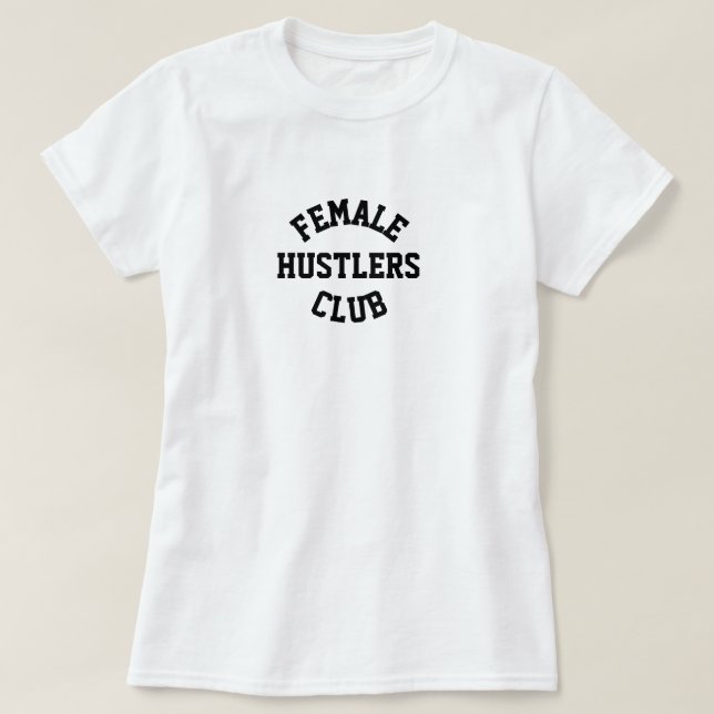 T-SHIRT FEMELLE DE MEMBRE DU CLUB DE DÉBROUILLARDS (Design devant)
