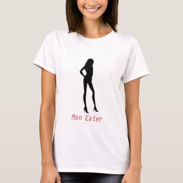 T-shirt femelle, mangeur d'homme (Devant)