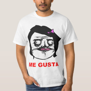 T-shirt Femelle noire je visage comique Meme de rage de
