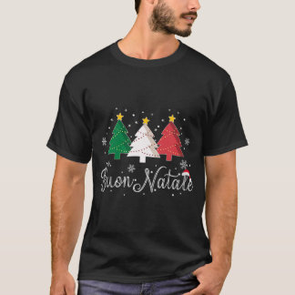T-shirt Femen Buon Natale Italien Noël Arbre - Xmas V