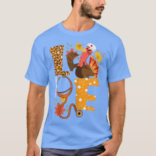 T-shirt Femen Love Turquie Stethoscope Nurse Life mignonne