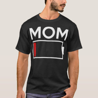T-shirt Femen Maman Faible énergie de batterie 