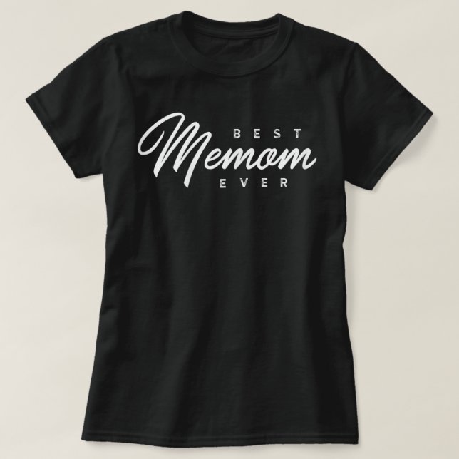 T-shirt Femen Memom Shirt Cadeau Meilleur Mème Jamais (Design devant)