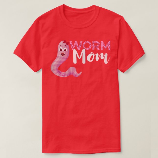 T-shirt Femen Worm Farmer Maman Couronne Worm Farming Comp (Design devant)