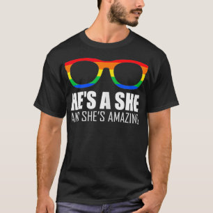 T-shirt Femens Hes a she et elle extraordinaire Surprise p