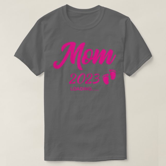 T-shirt Femens Mom 2023 Chargement de Faire-part de grosse (Design devant)