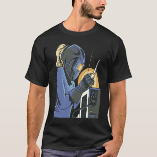 T-shirt Femens Welder Maman tenue pour femmes Métallouveus
