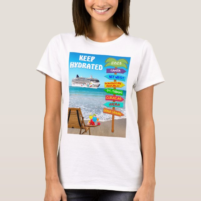 T-shirt féminin #1 - Croisière 2023 (Devant)