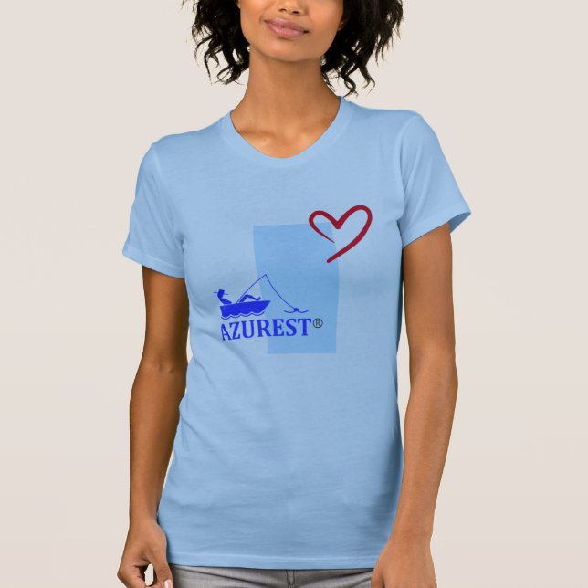 T-shirt féminin AZUREST LOVE (Devant)
